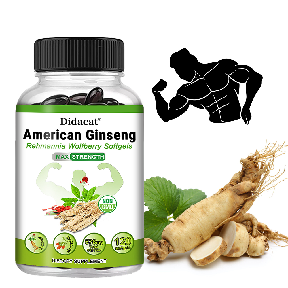 Herbal Wellness Water - American Ginseng Capsules, Natural Herbal Daily