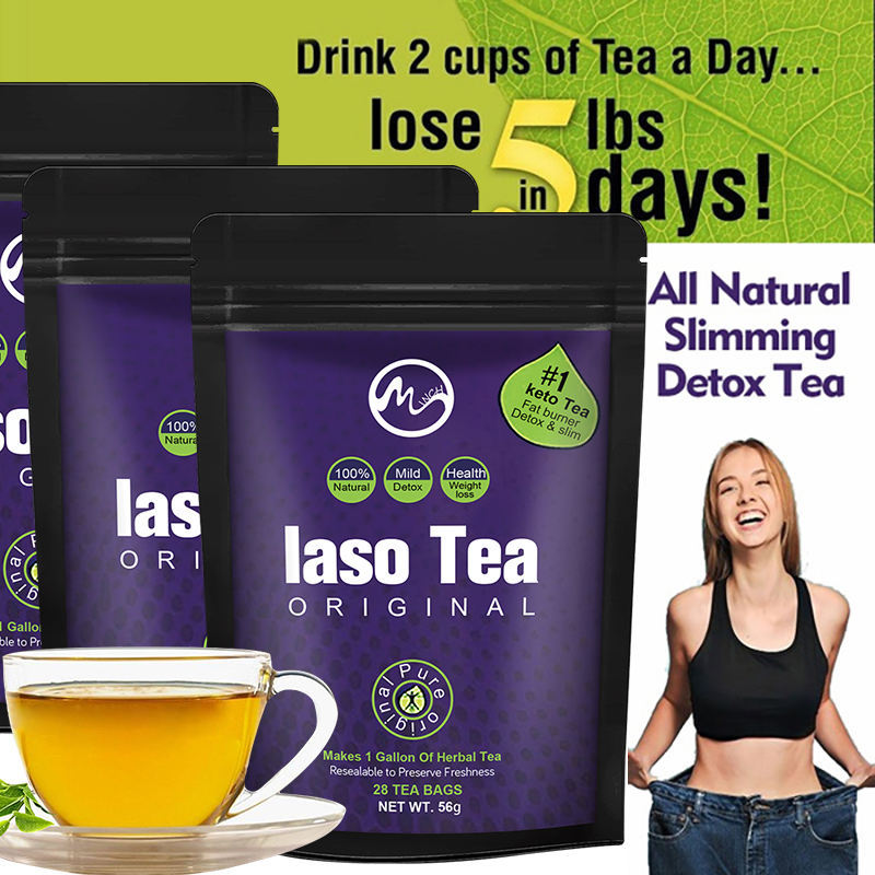 Laso Tea Detox IASO Cleanser S - Herbal Weight Gain ulasan dan harga